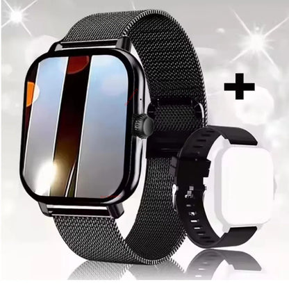 2025 Älykello 2.01" HD-näyttö – Puhelut, Viestit, Urheilutilat ja DIY-kellotaulut