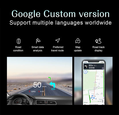 C1 HUD Head-Up Display - OBD2 GPS Navigointi Tuulilasiprojektori Autoon