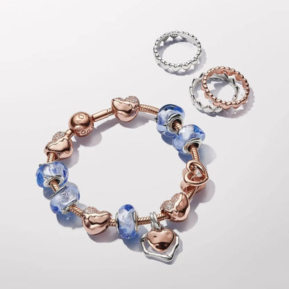 925 Hopeinen tähdenlento sormus, säädettävä, saatavana eri variaatioita