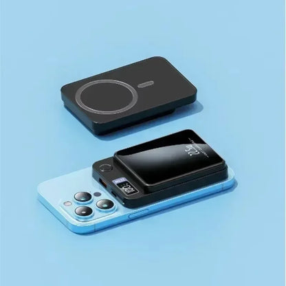 Magneettinen Langaton Virtalähde 50000mAh - Superpikalataus, Kannettava Powerbank iPhone & Huawei