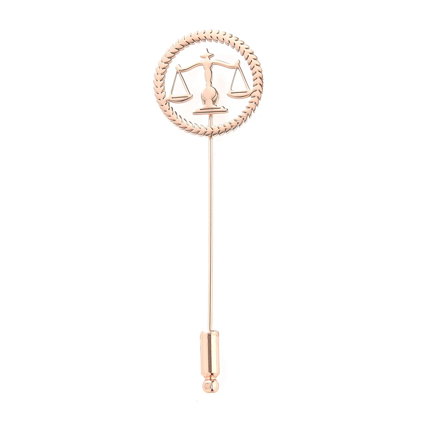 Men's Lawyer Tie Clip, Scales of Justice