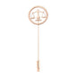Men's Lawyer Tie Clip, Scales of Justice