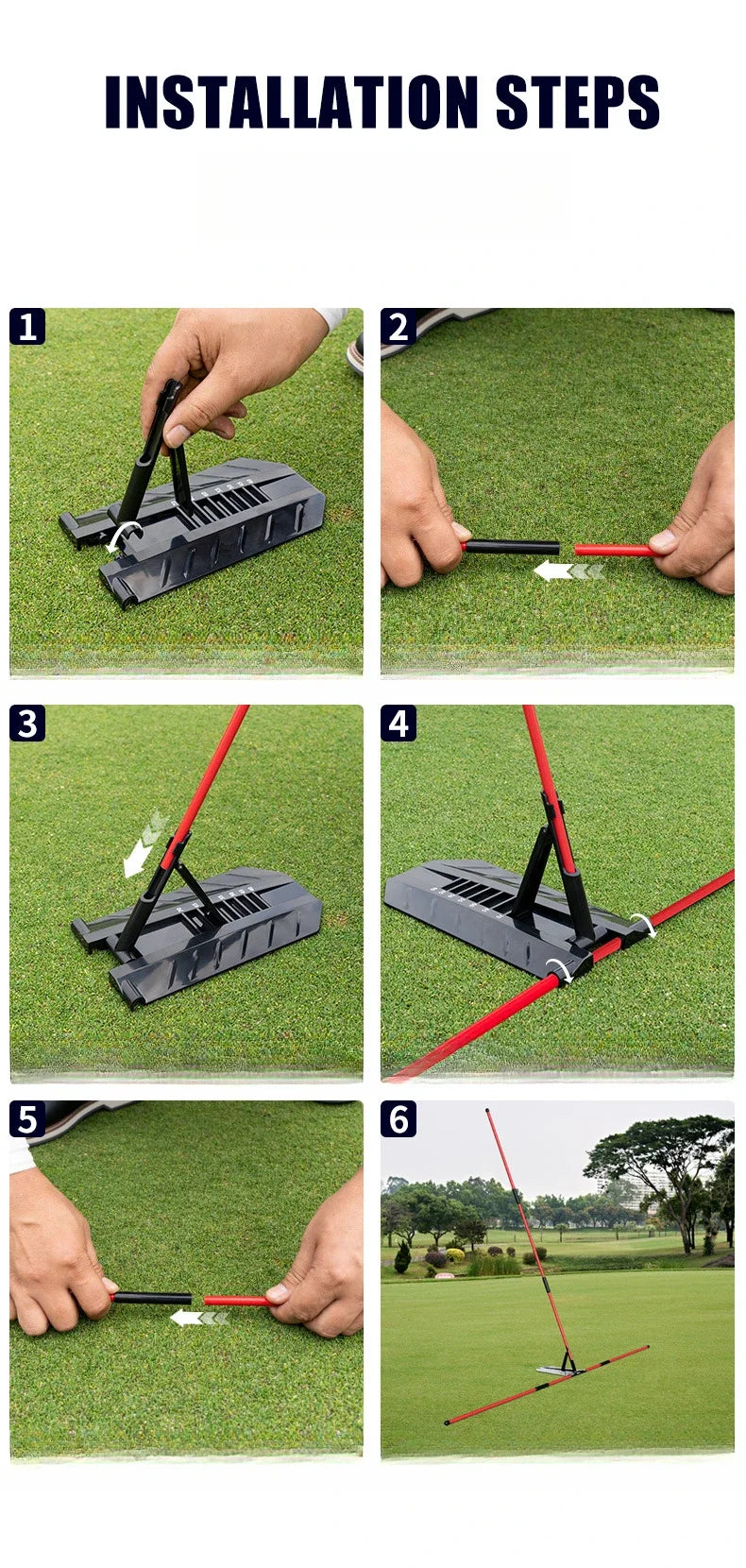 PGM golf swing training tool, for angle adjustment and posture correction