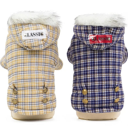 Dog winter coat, thick and warm material, for small and medium-sized dogs