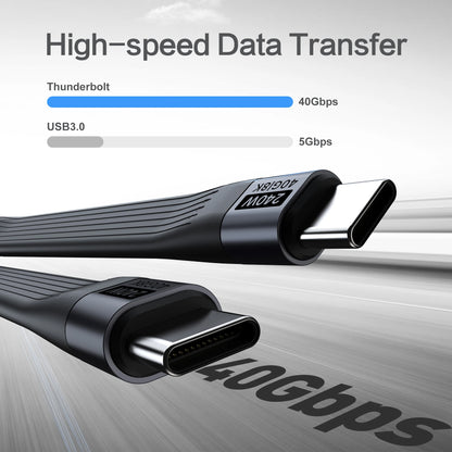 240W USB-C charging cable, keychain