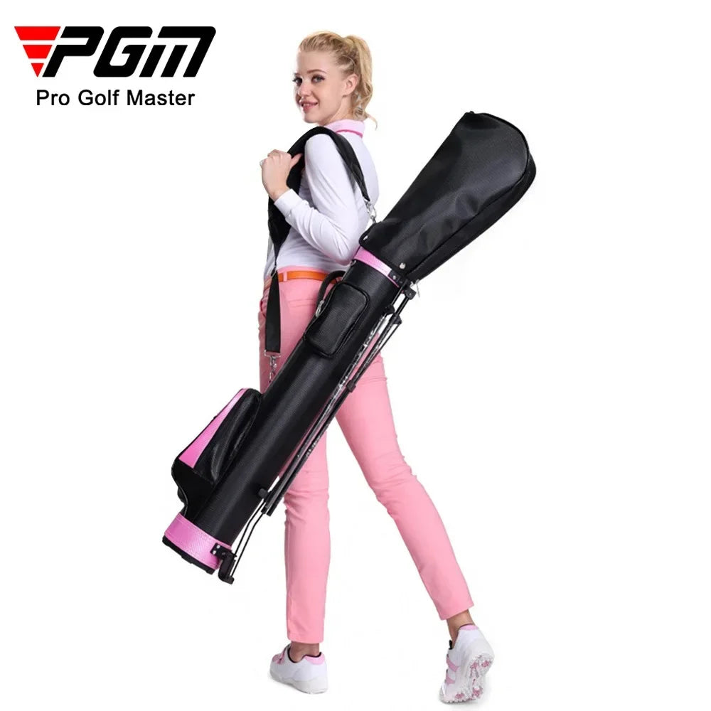 PGM QIAB008 golf bag, lightweight rack bag for 9 clubs, for men and women