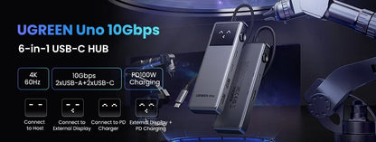 UGREEN Airbags Suojakuori iPhone 15/14/13 Pro Max - Läpinäkyvä Iskunkestävä