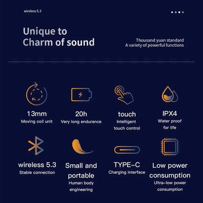 BOSEnok Air 7 Wireless Bluetooth Sports Headphones