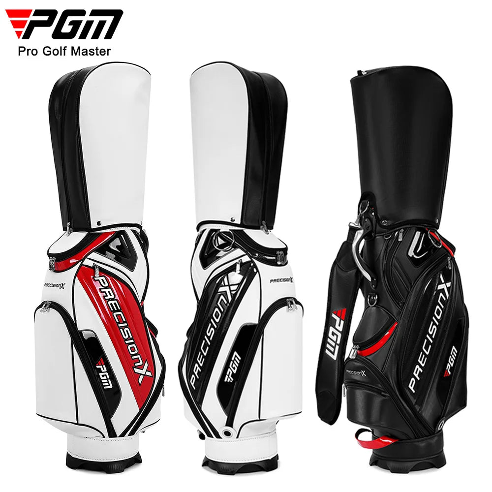 PGM QB034 golf bag, premium, leather bag, for 14 clubs