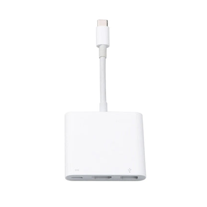 USB-C Hub HDMI 4K Adapteri - 3-in-1 Type-C Muunnin MacBook & Laptop