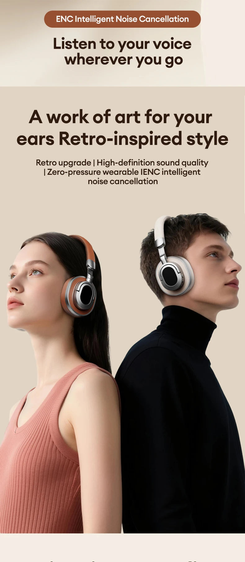 Lenovo LE602 Bluetooth 6.0 -nappikuulokkeet – ENC-melunvaimennus, HiFi ja Gaming