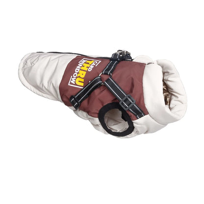 Warm dog winter coat for large dogs