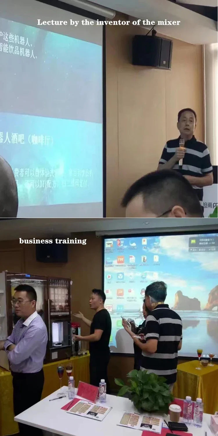 Smart cocktail machine, automatic bartender robot for restaurants and bars