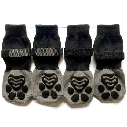 Dog cotton non-slip socks 4pcs