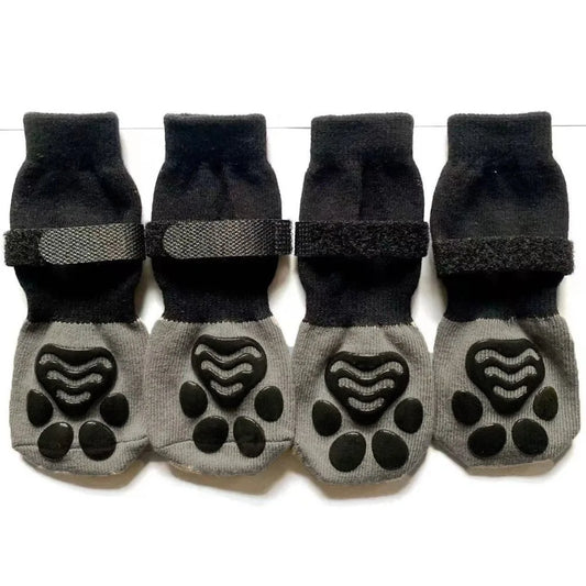 Dog cotton non-slip socks 4pcs