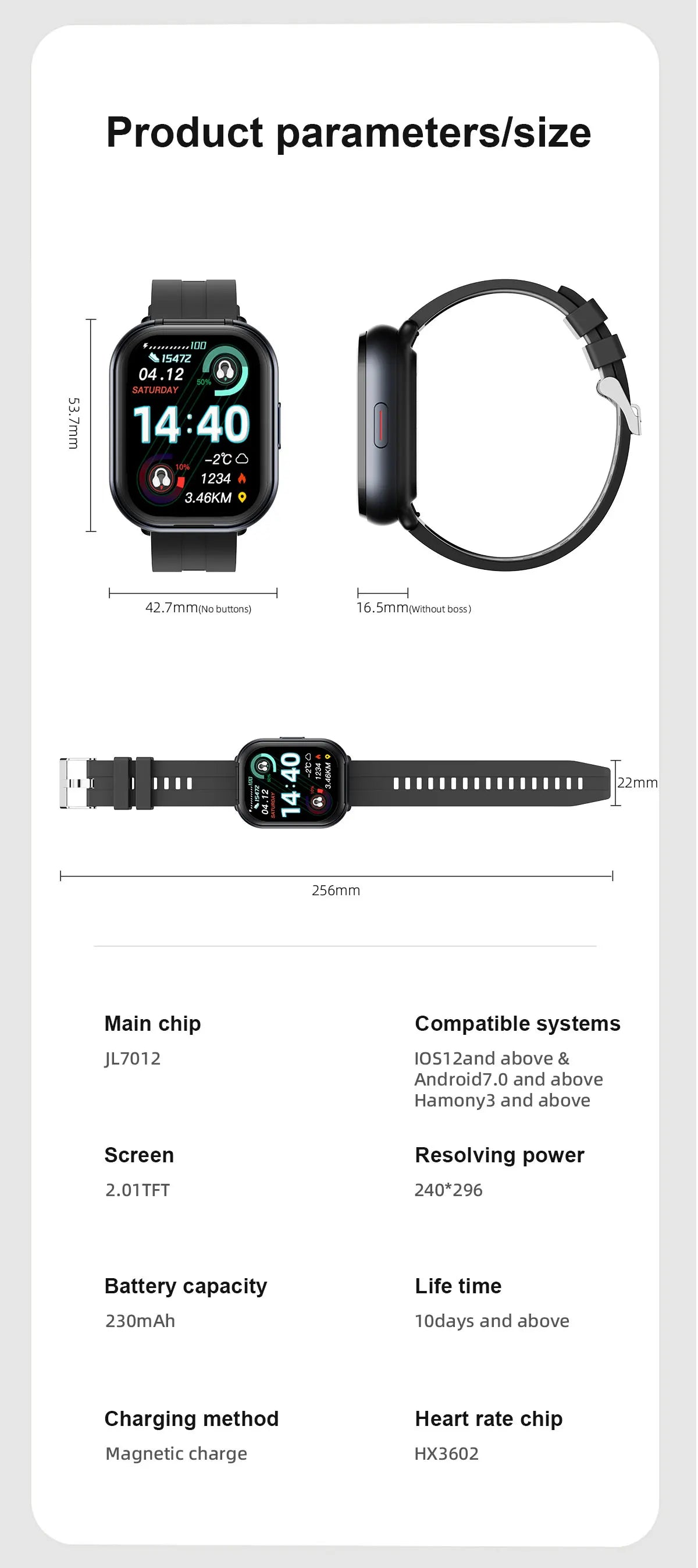 2-in-1 Smartwatch with wireless headphones, calls, health modes, sports modes, New 2025