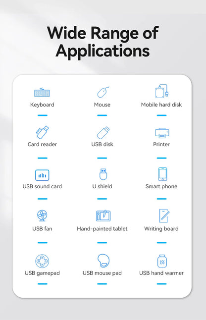 Vention USB 3.0 Hub 4 Porttia - Ohut Nopea Jakaja MacBook, PC & Laptop