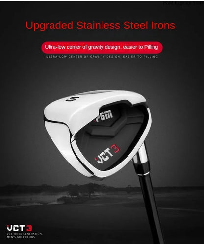 PGM VCT3 Golf Club Set 12 Pieces for Men, Top-Class Set for Beginners