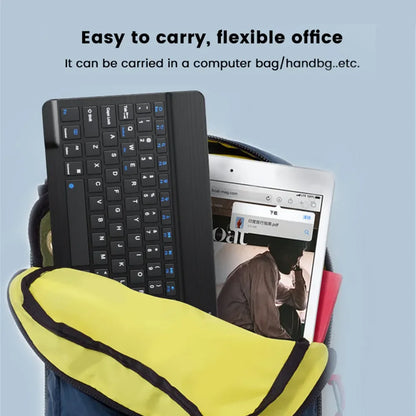 Langaton Bluetooth-Näppäimistö Ladattavalla Akulla - Pelaaminen & Työ iOS/Android/Windows - Sininen