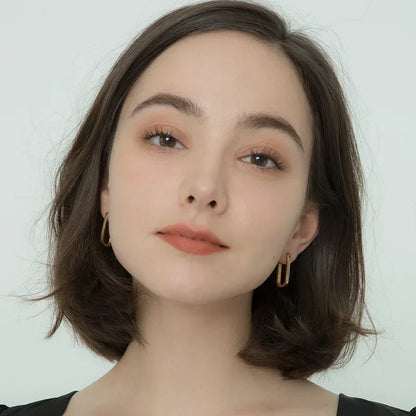 925 Sterling hopeaa, neliön muotoiset korvakorut