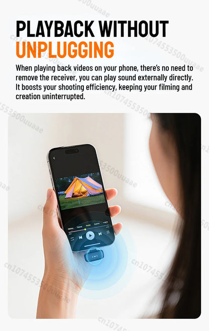 Monster N10 PRO Wireless Lavalier Microphone, 1 Receiver + 2 Transmitters