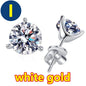 COSFIX Moissanite Stud Earrings for Women