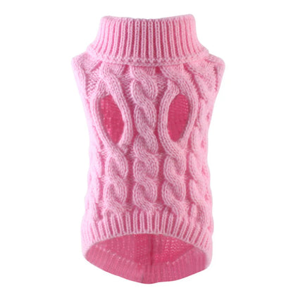 Dog knitted winter sweater, fashionable and warm sweater for small dogs, all sizes