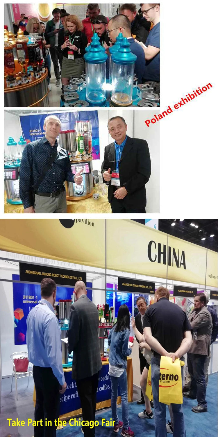 Smart cocktail machine, automatic bartender robot for restaurants and bars