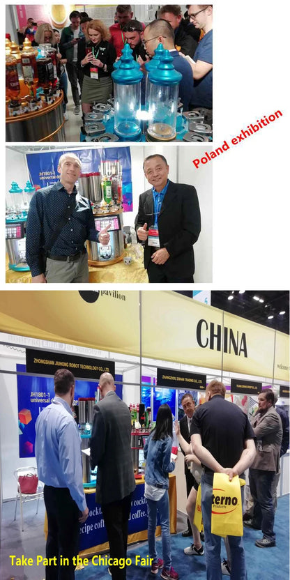 Smart cocktail machine, automatic bartender robot for restaurants and bars