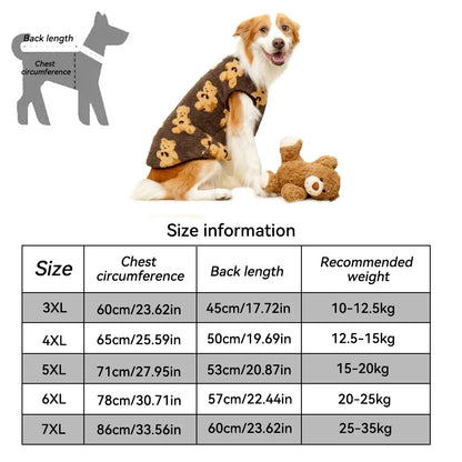 Warm dog sweater for large dogs, all sizes