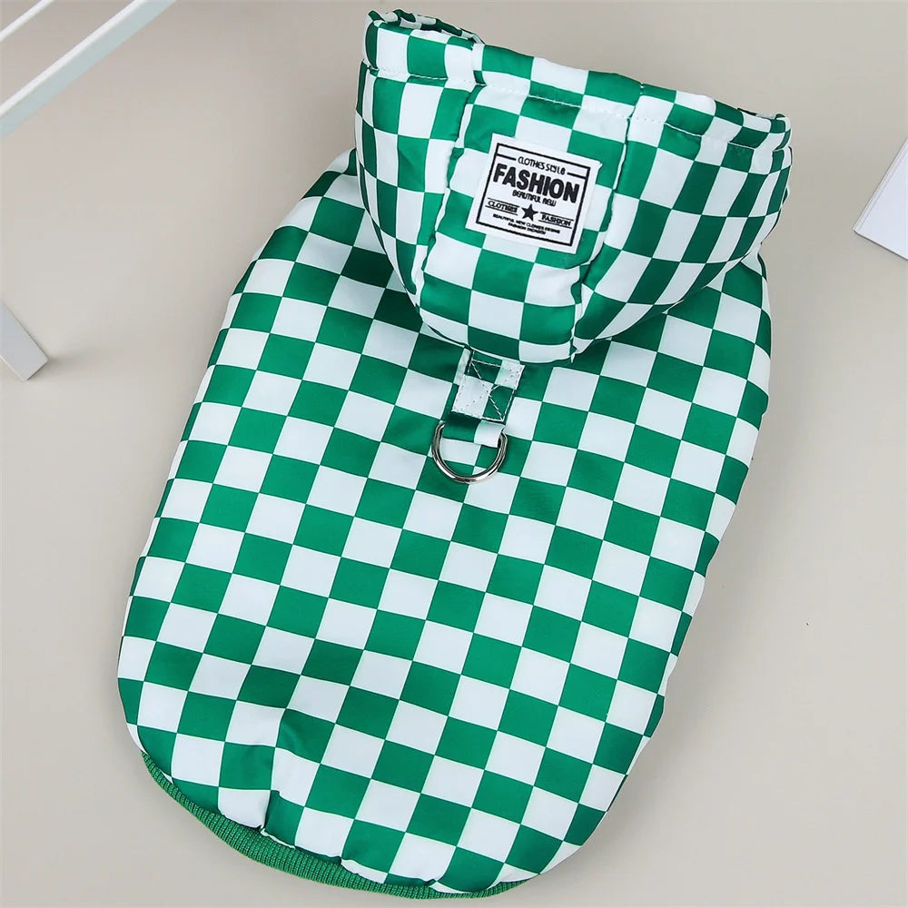 Dog winter coat, thick and warm material, for small and medium-sized dogs