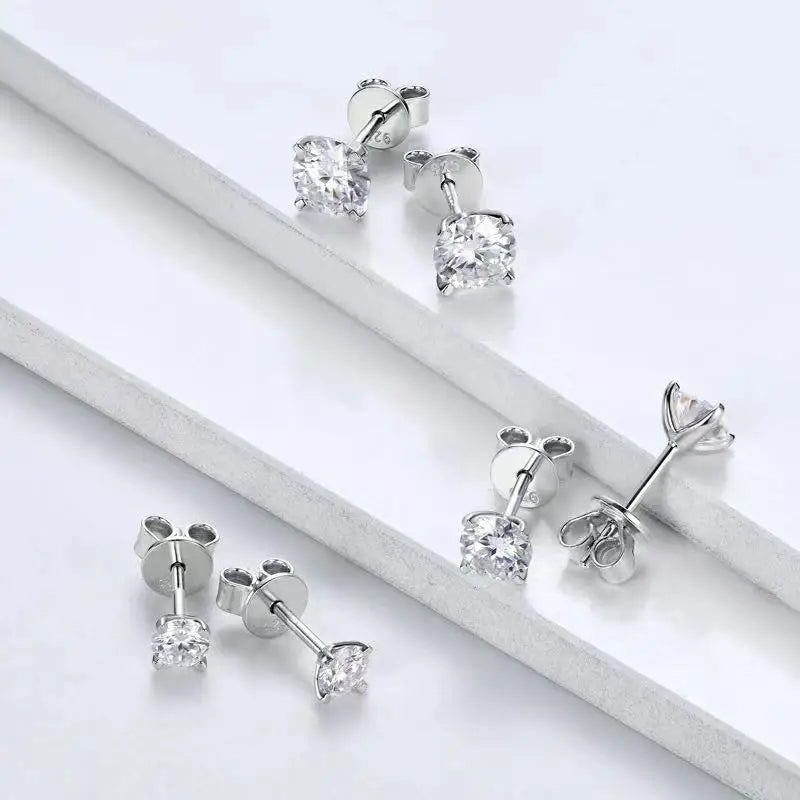 COSFIX Moissanite nappikorvakorut naisille