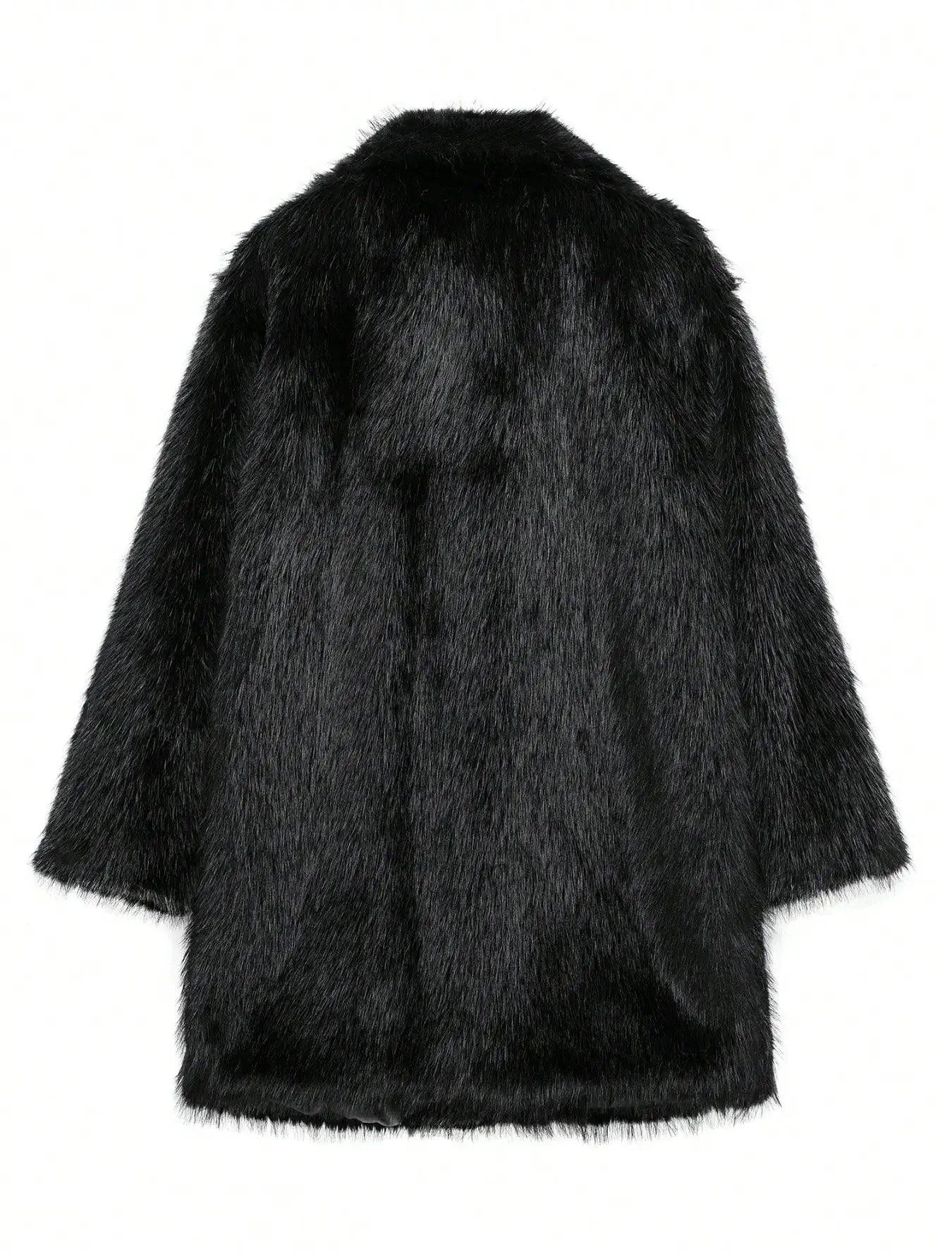 Indefeir French faux fur coat for women