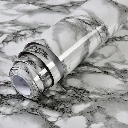 Marble patterned self-adhesive wallpaper, available in many different variations