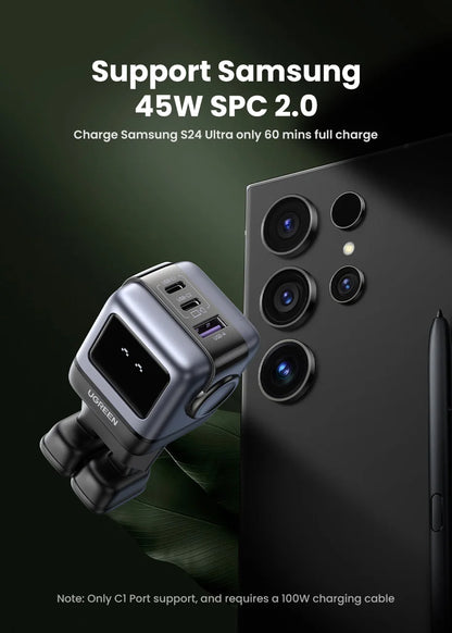 UGREEN 65W GaN Laturi Robot-muotoilu - PD Pikalaturi MacBook Pro, iPad, iPhone 16/15 Pro