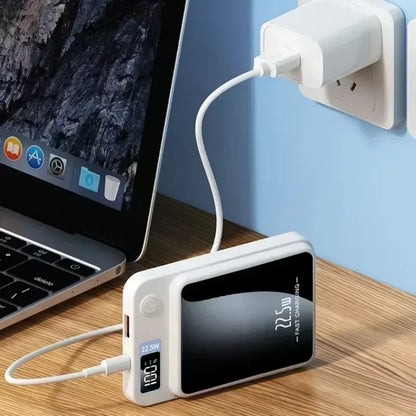 Magneettinen Langaton Virtalähde 50000mAh - Superpikalataus, Kannettava Powerbank iPhone & Huawei