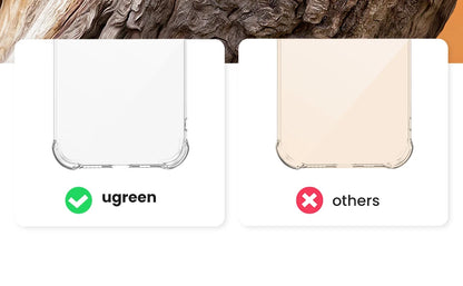 UGREEN Airbags Suojakuori iPhone 15/14/13 Pro Max - Läpinäkyvä Iskunkestävä