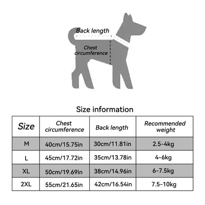 Warm dog sweater for large dogs, all sizes