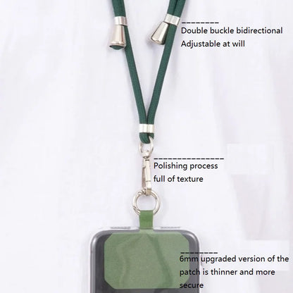 Crossbody Kaulanauha Puhelimelle - Säädettävä Hihna Harmaa