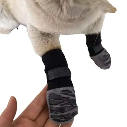 Dog cotton non-slip socks 4pcs