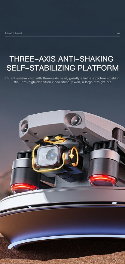 Cole Professional K11 Turbo Drone - 8K HD Kaksoiskamera, Älykäs Esteiden Tunnistus & Airdrop