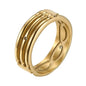 Men's gold or silver fashion ring