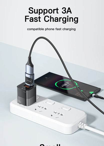 Essager USB 3.0 to Type-C OTG Adapteri - USB-A Muunnin MacBook & Laptop