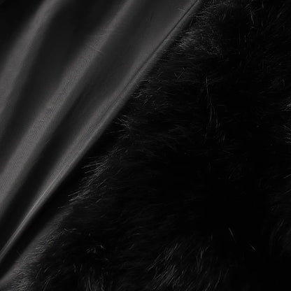 Neo Mint faux fox fur coat for women, short model, 4 different variations