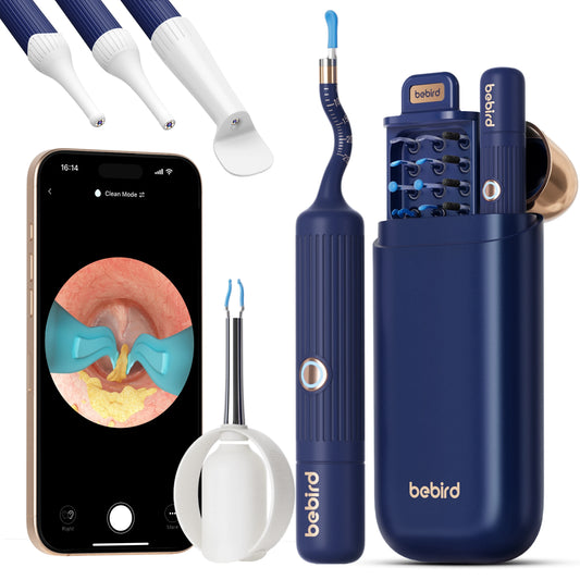 Bebird EarSight Plus I35R Visual Ear Cleaner - Bendable HD Camera, Tweezers, Earwax Pack