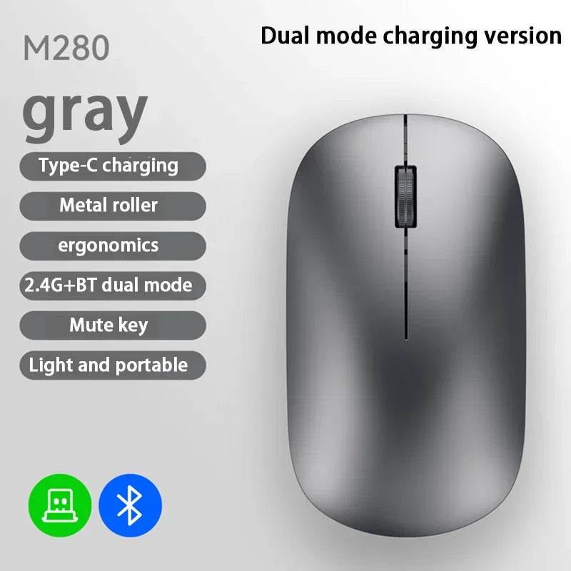 Xiaomi wireless mouse, quiet, ergonomic, rechargeable