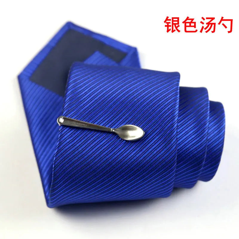 Men's classic tie clip, various motifs