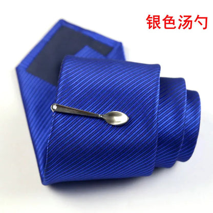 Men's classic tie clip, various motifs