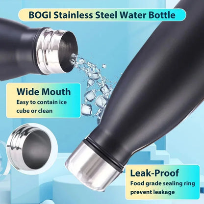 Stainless steel insulated sports drink bottle 500/750ml