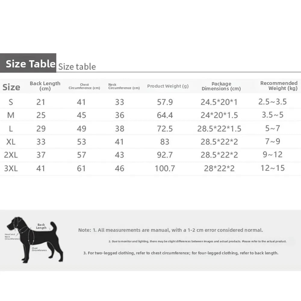 Adjustable dog raincoat, all sizes